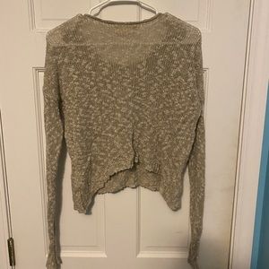 Tan Hollister sweater (small)